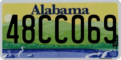 AL license plate 48CC069