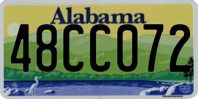 AL license plate 48CC072