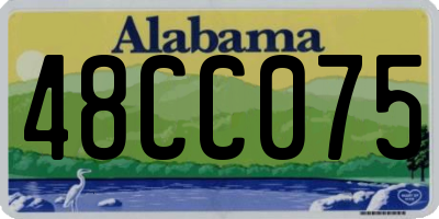 AL license plate 48CC075