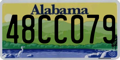 AL license plate 48CC079