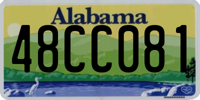 AL license plate 48CC081