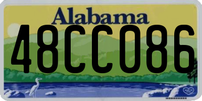 AL license plate 48CC086