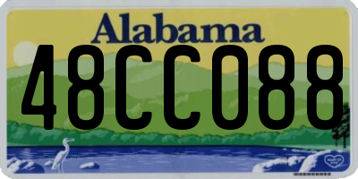 AL license plate 48CC088