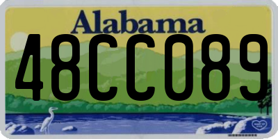 AL license plate 48CC089