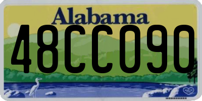 AL license plate 48CC090