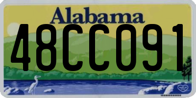 AL license plate 48CC091