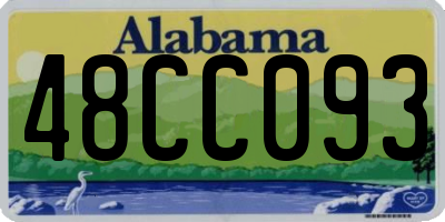 AL license plate 48CC093