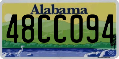 AL license plate 48CC094