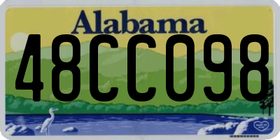 AL license plate 48CC098