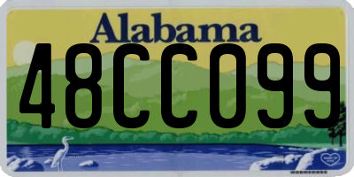 AL license plate 48CC099