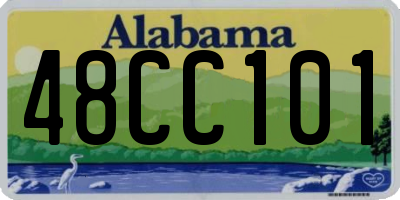 AL license plate 48CC101