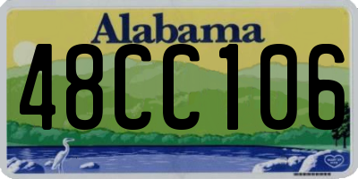 AL license plate 48CC106
