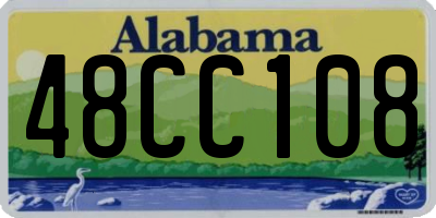 AL license plate 48CC108