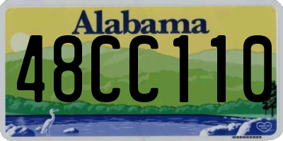 AL license plate 48CC110