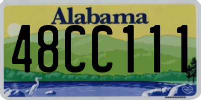 AL license plate 48CC111