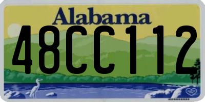 AL license plate 48CC112