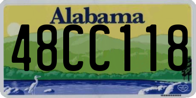AL license plate 48CC118