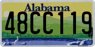 AL license plate 48CC119