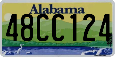 AL license plate 48CC124