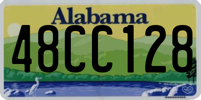 AL license plate 48CC128
