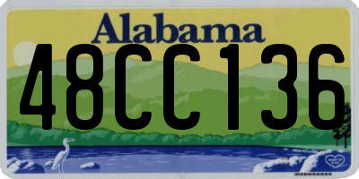 AL license plate 48CC136