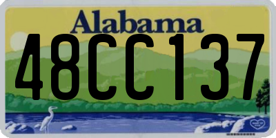 AL license plate 48CC137