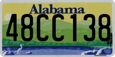 AL license plate 48CC138
