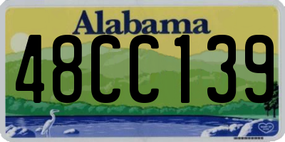 AL license plate 48CC139