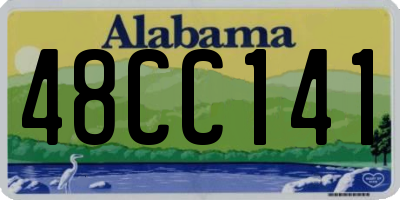 AL license plate 48CC141