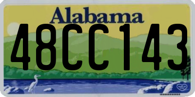 AL license plate 48CC143