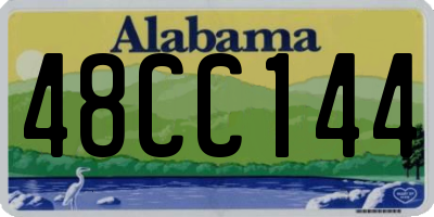 AL license plate 48CC144