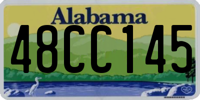 AL license plate 48CC145