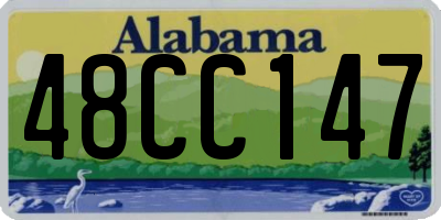 AL license plate 48CC147
