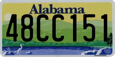 AL license plate 48CC151