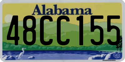 AL license plate 48CC155