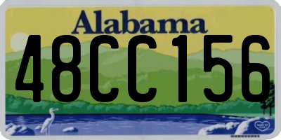 AL license plate 48CC156