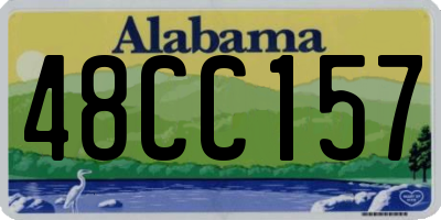 AL license plate 48CC157