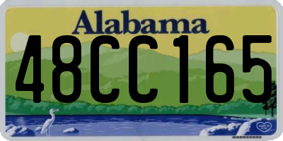 AL license plate 48CC165