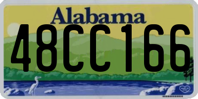 AL license plate 48CC166