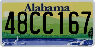 AL license plate 48CC167