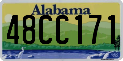 AL license plate 48CC171