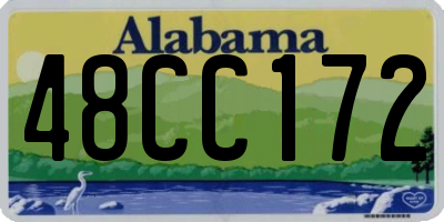 AL license plate 48CC172