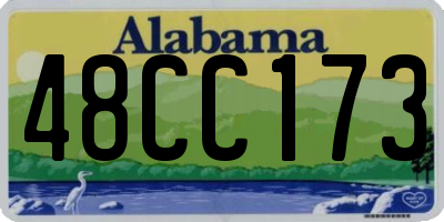 AL license plate 48CC173
