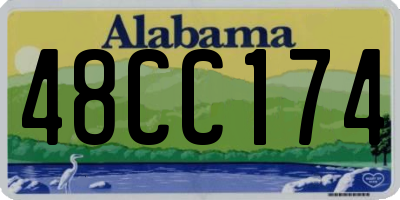 AL license plate 48CC174