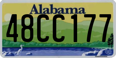 AL license plate 48CC177