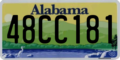 AL license plate 48CC181