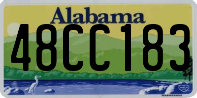 AL license plate 48CC183
