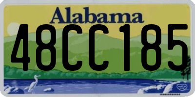 AL license plate 48CC185