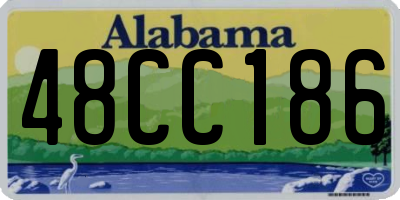 AL license plate 48CC186