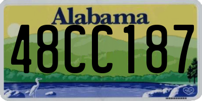 AL license plate 48CC187